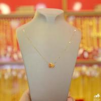 ราคา สร้อยคอจี้กบคาบเหรียญ น้ำหนัก 0 45 กรัม ทองคำ 99 99 ทองแท้ๆทั้งเส้น ขายได้ มีใบรับประกันจากร้านทอง ไอเทมใหม่นิยมที่สุด (8306465928)