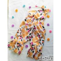 ราคา พร้อมส่ง ชุดเด็กลายดอกสงกรานต์ ทองกวาวติดโบว์ (19471916624)