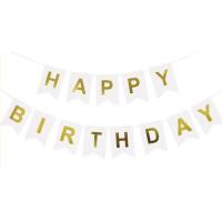 ราคา ส่ง KERRY แถมริบบิ้น พร้อมส่ง ป้ายวันเกิด happy birthday banner (7180664482)