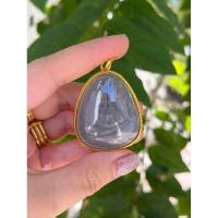 ราคา เนื้อผงพระปิดตาเลี่ยมกรอบผ่าหวายชุบทองไมครอน (17795984832)