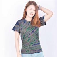 ราคา เสื้อยืด มัดย้อม สีไม่ตก ไม่หด ไม่ย้วย สีเขียวเข้ม ลายมุม เสื้อเที่ยวทะเล เสื้อใส่ หน้าร้อน (14029522623)