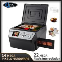 ราคา 22 Mega Pixels 4 in 1 COMBO Photo and Digital Film Scanner 135 Negative Converter Photo 35 mm Film Scanner Business Card Scanner (16900891928)