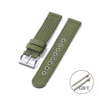 ราคา สายรัดข้อมือแบบปลดได้เร็วสำหรับ Seikoสายรัดข้อมือแบบนิ่มสำหรับสายนาฬิกาแบบผ้าสายนาฬิกาไนลอน18มม 20มม 22มม 24มม นาฬิกาข้อมือ Citizen (18768104715)