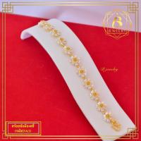 ราคา สร้อยข้อมือลายดอกเดซี่ เกรดพรีเมี่ยม (15649851917)