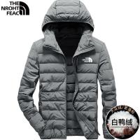 ราคา แบบไดนามิก North Face เสื้อขนเป็ดผู้ชายฤดูหนาว2022ใหม่ขนาดใหญ่หลวมเบาบาง Hooded เป็ดสีขาวเสื้อขนเป็ด (17582348327)