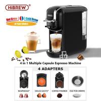 ราคา A COOL 5in 4in1 HiBREW เครื่องทำ19bar เครื่องชงกาแฟเนสเพรสโซร้อน เย็น1เครื่องกาแฟแบบแคปซูลดอลซ์กัสโตสำหรับแคปซูลดอลซ์กัสโตกาแฟบด Ese พ็อด (18736116536)