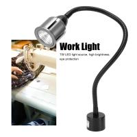 ราคา ไฟ LED ทำงานพร้อมฐานแม่เหล็กโคมไฟคอห่านสำหรับเครื่อง CNC Auto Repair US 110 220V (21161395804)