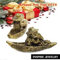 ราคา Inspire Jewelry ช้าง พิฒเนศ หรือ กุมารทองนั่งเรือขวักเงินกวักทอง ขายกล้วย หมายถึงทำมาค้าขายกล้วยๆ ง่ายๆ สบายๆ ถือถุงทอง ขนาด 2 5cm x4cm (336900733)