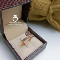 ราคา แหวนเพชรcz 0494 สีโรสโกลด์ ชุบนาค หนัก 1 สลึง แหวนทองเคลือบแก้ว ทองสวย แหวนทอง แหวนทองชุบ แหวนทองสวย แหวน (16015192241)