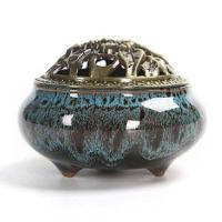 ราคา กระถางธูปไม้จันทน์ กระถางธูปจุดธูปขด ธูปขดไม้จันถางธูปเซรามิก เตากำยาน ที่วางกำยาน กระถางธูป (12268124672)