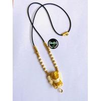 ราคา สร้อยคอเชือกร่มนอกขนาด2มิลคล้องหน้า3หลัง1 แต่งเศียรช้างลงสีเรซิ่นปัดทอง เม็ดทองเลเซอร์ ข้อทองเลเซอร์ ความยาวสั่งได้ (6705264024)