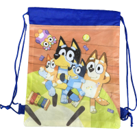 ราคา Bluey กระเป๋าหูรูดสำหรับเด็กเด็กผู้ชายเด็กผู้หญิงกันน้ำกระเป๋าเป้สะพายหลังสีฟ้ากระเป๋ากีฬาถุงใส่ลูกอมสำหรับงานเลี้ยงวันเกิด (19399115490)