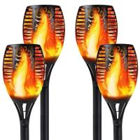 ราคา 96LED Flickering Garden Lawn Lamp IP65 Waterproof LED Street Lamp Solar Flame Torch Light For Garden Decoration Landscape Path (19227528408)