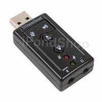 ราคา USB VIRTUAL 7 1 Channel Sound Adapter การ์ดเสียง (131019535)