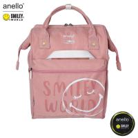 ราคา พร้อมส่ง กระเป๋าเป้แฟชั่น anello x SMILEY ช่องเยอะใส่ของได้เยอะ ใส่ได้ทุกเพศ ผ้ากันน้ำ ลายน่ารัก ใส่ได้ทุกสไตล์ แบบใหม่ (10219752246)