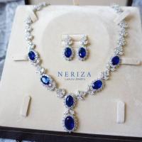 ราคา Neriza Jewelry ชุดเครื่องประดับเพชรสังเคราะห์ประกายไฟเทียบเท่าเพชรแท้ จัดส่งฟรีพร้อมกล่องNZC042 (13110711216)
