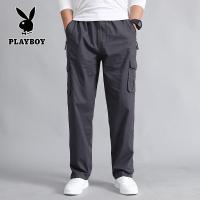 ราคา กางเกงขายาว PLAYBOY Man Casual Cargo กางเกงขายาวผ้าฝ้ายแท้ 95 กางเกงขายาวยาวหลายสไตล์ กางเกงขายาวชายวัยกลางคน M 6XL (19333429239)