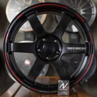 ราคา ล้อ NK performance รีดเบา Flow Forming ลาย TE37 SAGA สี ดำด้าน TTA ขอบ 18 นิ้ว (15151822114)