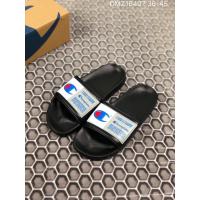 ราคา Champion Champion Life Youth Slide รองเท้าแตะโลโก้กีฬารองเท้าแตะชายหาด (15247931318)