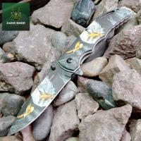 ราคา Browning บราวนิ่ง ด้ามจับและใบมีดสกรีนลายรูปนกอินทรีย์ มีดพับ ใบ 3 5 นิ้ว ด้าม Stainless Steel เซาะร่องนิ้วทำกันลื่น ระบบล็อค Liner Lock มีดพับเดินป่า ทำครัว พกใช้งาน ดีไซน์สวยงาม ทำครัว ตั้งแคมป์ สวย