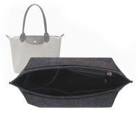 ราคา พอดีกับ Longchamp LE PLIAGE Shoulder S M L รู้สึกผ้ากระเป๋าสอดกระเป๋าแต่งหน้าเดินทางด้านในกระเป๋าโท้ทกระเป๋าถือ Shaper (20712450406)