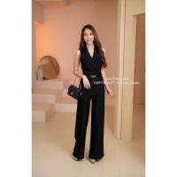 ราคา จั๊มสูทปกเชิ้ต ติดอะไหล่ตรงเอว ผ้า Topshop เก็บทรงสวย แถมส่งฟรี (19214824156)