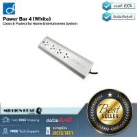 ราคา Clef Audio Power Bar 4 White by Millionhead ปลั๊กไฟป้องกันไฟฟ้ากระชาก และช่วยลดสัญญาณรบกวนในระบบไฟฟ้า ทำจากวัสดุอลูมิเนียมอโนไดซ์ (17676382163)