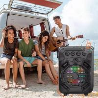 ราคา ลำโพงคาราโอเกะระบบบลูทูธ เหมาะสำหรับใช้ ดูหนัง ร้องคาราโอเกะ แสงสีเสียงครบ แบบพกพา ไร้สาย พร้อมไมโครโฟน ลำโพงสนาม ลำโพงแต่งสวน (15257300064)