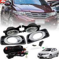 ราคา ไฟตัดหมอก ไฟสปอร์ตไลท์ รุ่น ฮอนด้า ซิตตี้ HONDA CITY ปี 2012 2013 พร้อมครอบ สีดำ วงแหวนโครเมี่ยม และชุดสายไฟ 1 ชุด (6123362115)