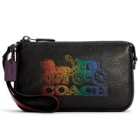 ราคา Coach outlet ของเเท้ กระเป๋าสตางค์คล้องมือ COACH NOLITA 19 (19782934498)