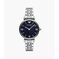 ราคา EMPORIO ARMANI นาฬิกาข้อมือ Retro Crystal Pave Dial Multi color รุ่น AR1926 AR1925 AR1907 AR1908 AR1909 32mm (20012225517)