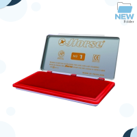 ราคา แท่นประทับหมึก ตราม้า แป้นหมึก แท่นแสตมป์ เบอร์ 001234 (16294675283)