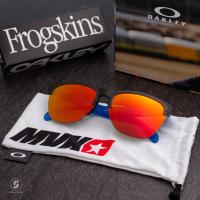 ราคา OAKLEY OO9374 27 Frogskins Lite Prizm Ruby MVK (20820348446)