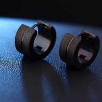 ราคา ต่างหู ผู้ชาย ตุ้มหูผู้ชาย จิวหูผู้ชาย แฟชั่น1เหล็กกล้าไร้สนิมคู่ Scrub ทอง เงิน สีดำต่างหูเม็ดกลม Hoop ต่างหูเครื่องประดับ (7368839648)