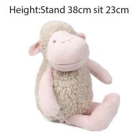 ราคา ตุ๊กตาช้างของเล่นตุ๊กตามือตกแต่งห้องทารกสำหรับนอน35Cm Kawaii สัตว์เด็กตุ๊กตาของเล่นตุ๊กตาสีเทาสีชมพู (17575551109)