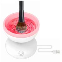 ราคา Electric Makeup Brush Cleaner Machine Portable Auto Spinner Brush Cleaner Tools for All Size Make Up Brush Cleaner B (20163043609)