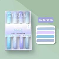 ราคา ปากกาไฮไลท์ DIY สุดน่ารัก4ชิ้น เซ็ตปากกามาร์กเกอร์เขียนเส้นปากกาเคมีเครื่องเขียนญี่ปุ่นอุปกรณ์สำนักงานโรงเรียน (21170551785)
