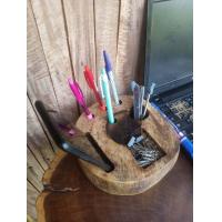 ราคา ที่ใส่ปากกาไม้ กล่องใส่ปากกาไม้ กล่องใส่เครื่องเขียน ที่เสียบปากกา ที่ใส่ปากกาวินเทจ ของใช้บนโต๊ะทำงาน แท่นเสียบปากกา (19527815083)