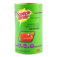 ราคา Scotch Brite รีฟิลลูกกลิ้งขจัดฝุ่น ขจัดขนสัตว์บนเสื้อผ้า Lint Roller 56 แผ่น (18947755029)