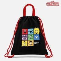 ราคา SST3 กระเป๋าเป้หูรูด Sesame Street Squar Drawstring Backpack W34xH43 cm BK (19489236455)