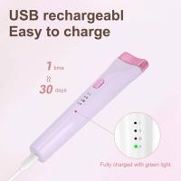 ราคา 360 องศา Push Heated Eyelash Curler ยาวนาน 3 อุณหภูมิเกียร์ Push Up Eyelash Curler พร้อมแปรง (20678548938)