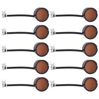 ราคา 10Pcs Round Thermal Overloaded Air Conditioner Portable Convenient Protector for 220V Air Conditioner (20473620027)