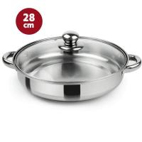 ราคา หม้อ หม้อสุกี้ หม้อชาบู หม้อเอนกประสงค์ สแตนเลส 28 ซม NO 842 รุ่น Shabu Pan 342 05g June Beam (1126864595)