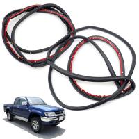 ราคา ยางขอบประตูหน้า ยางกันกระแทกขอบประตู ยางกันรอยประตู ด้านหน้า สีดำ สำหรับ Toyota Hilux Tiger ปี 1997 2005 (2739968529)