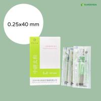 ราคา เข็มฝังเข็มแบบซอง 500เล่ม 50ปลอกเข็ม เข็มยี่ห้อจงเหยียนไท่เหอ เข็มสเตอร์ไรด์ใช้ครั้งเดียวทิ้ง เข็มZhongyan Taihe Acupuncture needle By Fangkhem (21277688753)