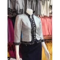 ราคา เสื้อไหมหม่อนทรงภูไทแถบฝ้ายทอมือ (15359774479)