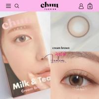 ราคา คอนแทคเลนส์ Chuu Lens รุ่น Mlik Tea สี Cream Brown ปกติ สายตาสั้น 1 00 4 00รายเดือน (17698180428)