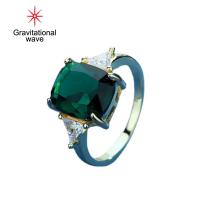 ราคา แหวนหยกหินอัญมณีเทียมสำหรับผู้หญิงสไตล์แหวนเรียบง่ายคลื่นความโน้มถ่วงที่เข้าคู่กันอย่างแวววาวสวยงามเอฟเฟคต์ภาพเคลื่อนไหวน้ำหนักเบามากสำหรับตกแต่ง (19291573105)