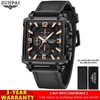 ราคา ZUNPAI นาฬิกาควอตซ์สำหรับผู้ชายนาฬิกาสปอร์ตสายหนังกันน้ำของแท้นาฬิกาแนวโน้มแฟชั่นปฏิทินนาฬิกาข้อมือหรูหราควอตซ์คุณภาพสูงหรูหราแบรนด์หรูฟรีพร้อมกล่อง (19925491782)