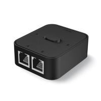 ราคา ที่เก็บข้อมูลขนาดใหญ่ Network Switcher 2 Port Quick Switch Power Free High Performance High Speed LAN Switching 1000Mbps 2 In 1 Out 1 In 2 Out Smart RJ45 Internal External Internet Splitter For Deskto